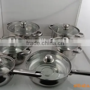 High Quality 15pcs Stainless Steel Cookware Set thumbnail-4