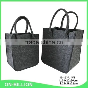 Large New Custom Promotional Storage Colorful Felt Basket Bag thumbnail-3