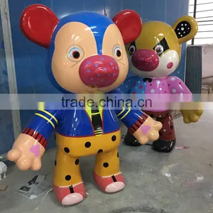 FRP Bear Cartoon Figurine for Shopping Mall thumbnail-1