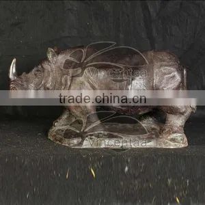 Life Size Rhino Statue for Garden Decoration VSL-069 thumbnail-2