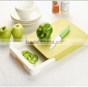 Multi-function Chopping Board With Tray /Plastic Drawer Cutting Board thumbnail-1