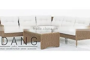 Harrison Wicker Garden Set - Outdoor Patio - Poly Rattan Material thumbnail-1