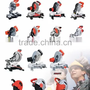 10" 1800W Power Aluminium Wood Cutting Table Saw Machine Electric Belt-drive 254mm Miter Saw GW8023B thumbnail-5
