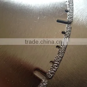Vacuum Brazed Diamond Grinding Disc /Vacuum Brazed Diamond Saw Blade/diamond Band Saw Blade thumbnail-1