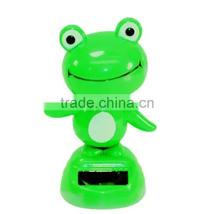 Dongguan 2015 Hot Sale Flashing Green Frog Solar Toy , Solar Powered Toy For Office Desk Home Decoration thumbnail-4