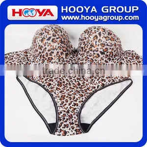 5% Spandex And 95% Polyester Sexy Fancy Bra Panty Set thumbnail-1