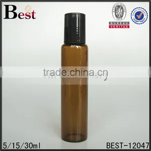 5ml Cosmetic Packaging Fragrance Perfume Brown Roll on Glass Bottle China Essential Oil Roll on Bottle Wholesale thumbnail-4