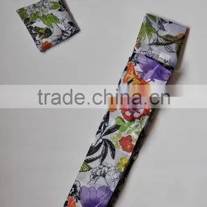 Rose Flowers Hummingbird Spring Eco Reusable Foldable Shopping Tote Bag thumbnail-3