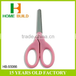 Factory Price HB-S5066 Safety Rubber Handle Blunt Tip Scissors thumbnail-1