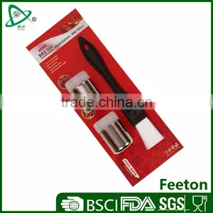 3pcs Baking Set With Salt & Pepper Shaker and Basting Brush thumbnail-1