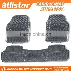 3pcs Aluminum PVC Rubber Car Mats thumbnail-1