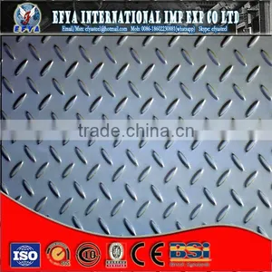 Q235B Checked Steel Plate/Sheet /diamond Pattern Aluminium Sheet thumbnail-1