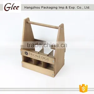 4 Bottles 6 Bottles Wooden Wine Crate thumbnail-2