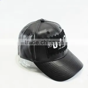 Fashion Embroidery Patch PU Leather Fbric Baseball Caps And Hats thumbnail-4