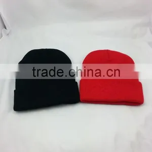 Acrylic Knitted Hat Make in Dongguan of China Factory thumbnail-1