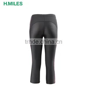 2017 Spandex/polyester Slim Fit Fitness Capri Running Legging Sports Wear thumbnail-2