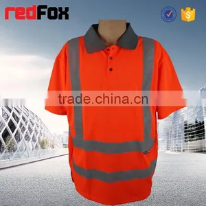 Black 150gsm Net Reflective Safety T-shirt for Worker Sleeves Bicycle Safety Yellow T-shirts High Safety T-shirt thumbnail-4