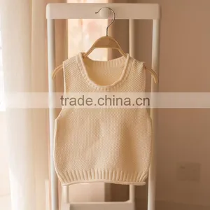 S32898W Good Quality Children Girls Spring Autumn Sweater Kids Vest Baby Girls Tank Top Children's Sweaters thumbnail-3