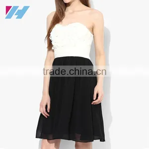 Fashion Woman Clothing Sleeveless Strapless Mini Party Dress Open Sexy Boobs Design thumbnail-2