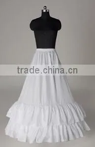 White A-Line Crinoline Petticoat Underskirt Wedding thumbnail-1