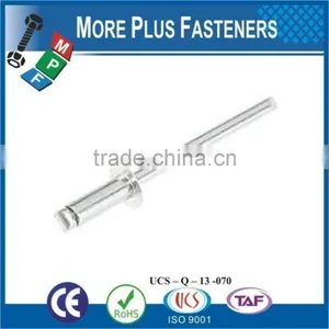 Made In Taiwan Aluminum Large Flange Stainless Steel Pop Rivets Domed Open Head Countersunk Aluminum Pop Rivets thumbnail-6