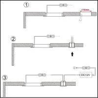 Plastic Single Touch Sensor Switch For 12VDC Input LED Lighting Products thumbnail-3