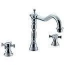 Brass Two Handle Household Kitchen Sink Water Faucet Europe Archaize 3 Hole Kitchen Tap thumbnail-1