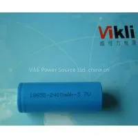 3.7V 18650-2400mah Sufficient Capacity Lithium Ion Cylindrical Battery thumbnail-1