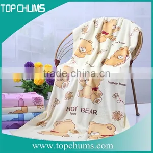 Promotion Microfiber Design Your Own Cartoon Printed Bath Towel Wholesale thumbnail-1
