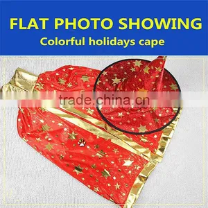Shining Stars Cape Children Cheap Halloween Costume With Witch Hat thumbnail-5