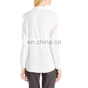High Quality Custom O Neck Dry Fit Ladies Long Sleeve Shirt thumbnail-1
