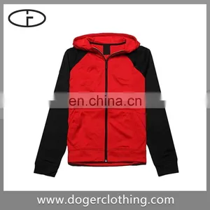 High Quality Mens Custom Zipper Pocket Gym Sweatshirts for Sale thumbnail-1