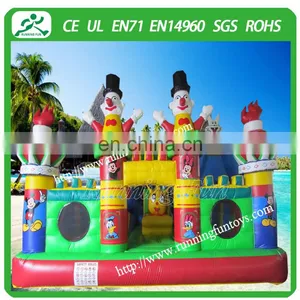 China Giant Inflatable Combo, Inflatable Clown Castle for Sale thumbnail-1