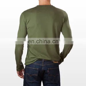 Bamboo/rayon/viscose Blend Long Sleeves Men's T-shirt thumbnail-2