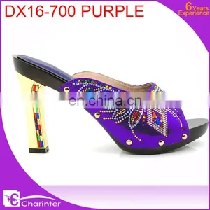 Beautiful Ladies Shoes Slipper High Heel Ladies Shoes Wholesale Italian Ladies Shoes thumbnail-5