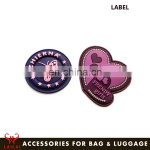Bag Parts Custom Silicone Patch Logo Rubber Label for Handbag thumbnail-5