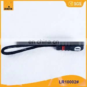 Customized Rubber Zipper Puller Slider With Rope LR10002 thumbnail-2