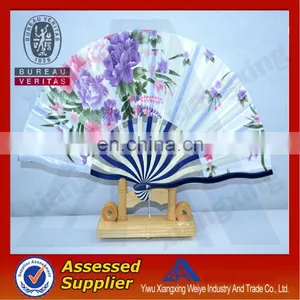 Nylon Foldable Hand Fans/cheap Silk Hand Fans thumbnail-1