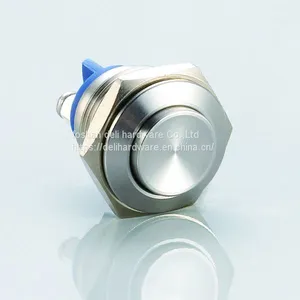 12 Volt Led Pcb Waterproof Metal Push Button Switch thumbnail-1