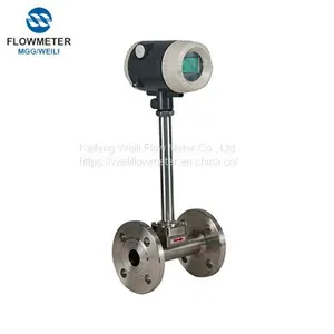 Digital Vortex Flowmeter, Full Tube Stainless Steel Model Vortex Flow Meter thumbnail-1