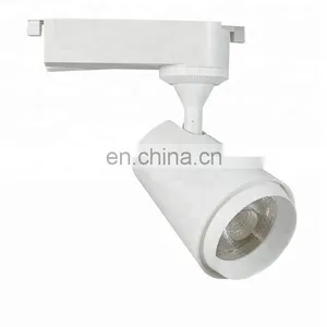 Modern Adjustable Magnetic Aluminium Housing Dimmable Rail Cob 20w Led Track Light thumbnail-1