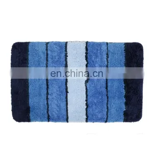 Wholesale New Arrival Comfortable Cheap Absorb Water Anti Slip Shaggy Bath Mat thumbnail-1