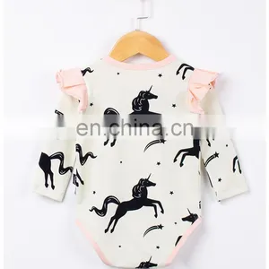 Soft Wear Baby Jumpsuit Cute Printed Rompers Baby Wear thumbnail-2