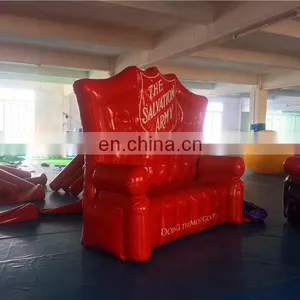 Attractive Inflatable Air Lounge Sofa Bed ,Inflatable Portable Folding Sofa For Family And Commercial Use thumbnail-4
