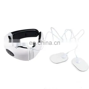 Electric U Shape Back Neck Shoulder Electrical Pulse Shock Body Massager Remote Control With Heat Portable EMS Neck Massager thumbnail-5