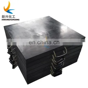 Foot Support Cribbing Jack UHMWPE Polyethylene Stabolizer Outrigger Pads Spreader Plates Crane Mats Hot Sale UHMWPE Crane Floats thumbnail-1