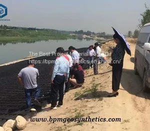 HDPE Geocell for Slope Protection Project in Myanmar thumbnail-4