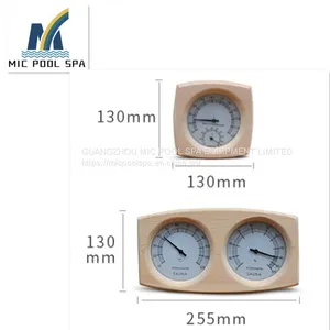 Sauna Equipment And Accessories Sauna Room Wooden Thermometer Sauna Hygrometer thumbnail-2