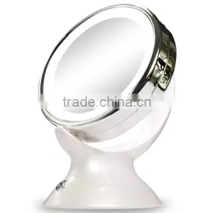 Battery Supply Lighted Desktop Makeup Mirrors thumbnail-4