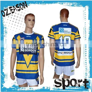 2016 Custom Sublimation Fiji Rugby Jersey With Number and Logo thumbnail-1